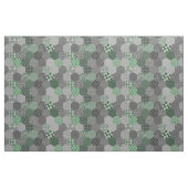 Tissu Hexagones de Patchwork Vert et gris (Yard)