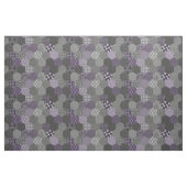 Tissu Hexagons violet et gris (Yard)