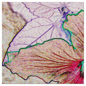 Tissu Hibiscus (Fermer)