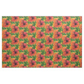 Tissu Hibiscus d'été tropical (Fat Quarter)