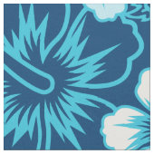 Tissu hibiscus floral surf (Fermer)