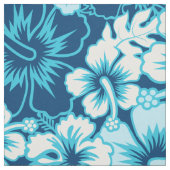 Tissu hibiscus floral surf (Échantillon)