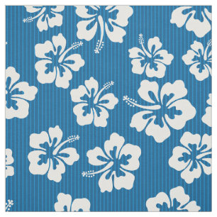 Tissu Hibiscus hawaïen tropical