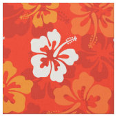 Tissu Hibiscus hawaïen tropical (Fermer)