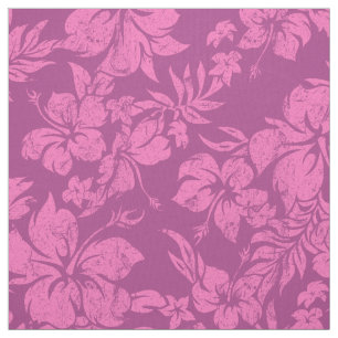 Tissu Hibiscus Pareau Hawaiian Floral Aloha Chemise Impr