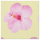 Tissu Hibiscus rose Fleur tropicale (Fermer)