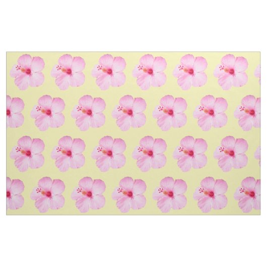 Tissu Hibiscus rose Fleur tropicale (Fat Quarter)