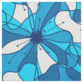 Tissu hibiscus surf Abstrait (Échantillon)