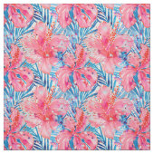 Tissu Hibiscus Tropical Breeze (Échantillon)