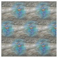 Hibou bleu magique de mode de plumage