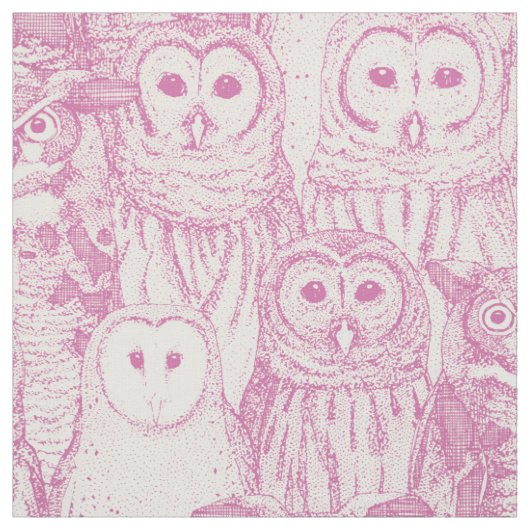 Tissu hibou Nc (Échantillon)