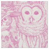 Tissu hibou Nc (Fermer)