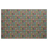 Tissu hibou sherbet (Yard)
