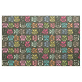 Tissu hibou sherbet (Fat Quarter)
