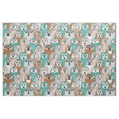 Tissu hiboux limités (Fat Quarter)