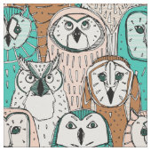 Tissu hiboux limités (Fermer)