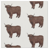 Tissu Highland cow (Fermer)
