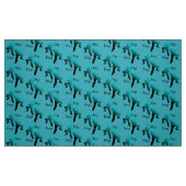 Tissu Hip hop fille Turquoise (Fat Quarter)