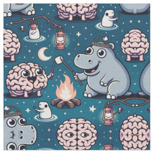 Tissu Hippo Camp Us