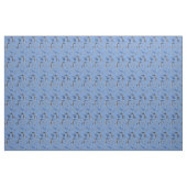 Tissu Hippocampe Frénétique (Bleu) (Fat Quarter)