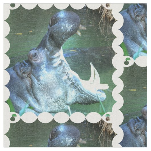 Tissu Hippopotame (Fermer)