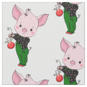 Tissu hipster cochon de noël (fermé)