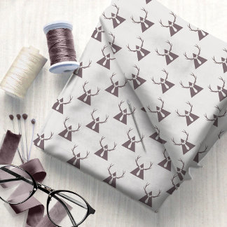 Tissu Hipster Deer Antlers, Necktie #11 ID1073