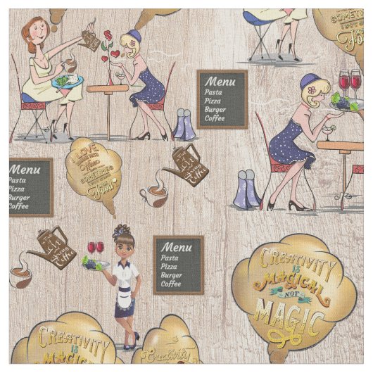 Tissu Histoires de papier peint Creative Magic Break Tim (Fermer)