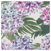 Tissu HIYA HYDRANGEA Painterly Purple Floral Aquarelle (Fermer)