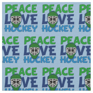 Tissu Hockey Peace Love