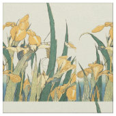 Tissu Hokusai grasshopper et iris Japon (Fermer)