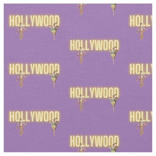 Tissu Hollywood Vintage Beauties & Neon (Fermer)