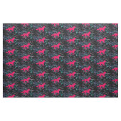 Tissu Hologramme de Cheval Rose (Fat Quarter)