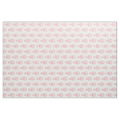 Tissu Homard blanc et rouge côtier (Yard)