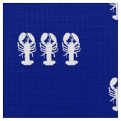 Tissu Homards blancs nautiques (Fermer)