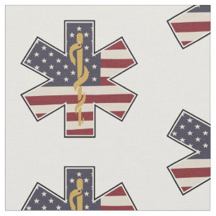 Tissu Hommage des travailleurs Médicales d'urgence Usa