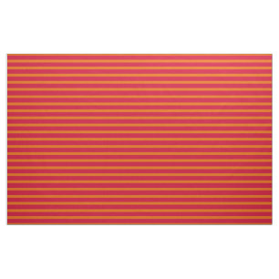 Tissu Horizontal-Rayé rouge et orange