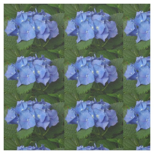 Tissu Hortensia Bleu (Échantillon)