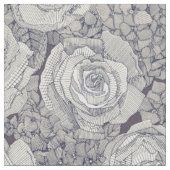 Tissu hortensia perle marine prune (Fermer)