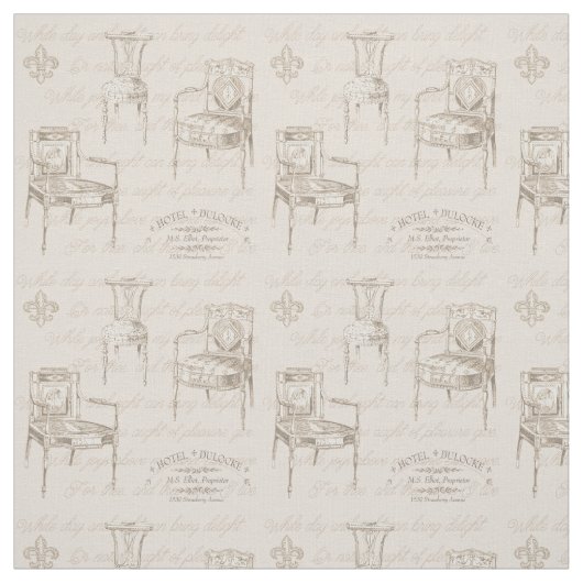 Tissu Hôtel Dulocke Fabric (Échantillon)