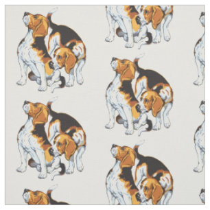 Tissu Hound beagle