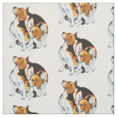 Tissu Hound beagle (Échantillon)
