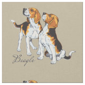 Tissu Hound beagle (Fermer)