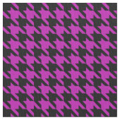 Tissu Houndstooth fuchsia et noir (fermé)