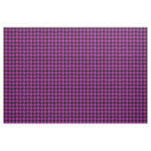 Tissu Houndstooth fuchsia et noir (Fat Quarter)