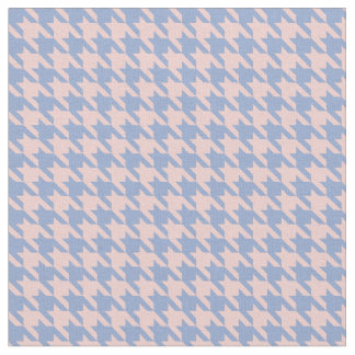 Tissu Houndstooth Pastel Pink et Sky Blue