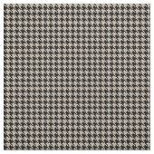 Tissu Houndstooth Tan et Black (Échantillon)
