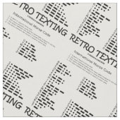 Tissu Humour de Geek du Code Morse International de Text (Fermer)