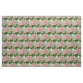 Tissu Hydrangeas et jarre de Mason (Fat Quarter)