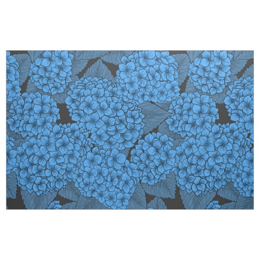Tissu Hydrangée bleue (Fat Quarter)